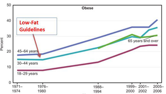 low fat graph