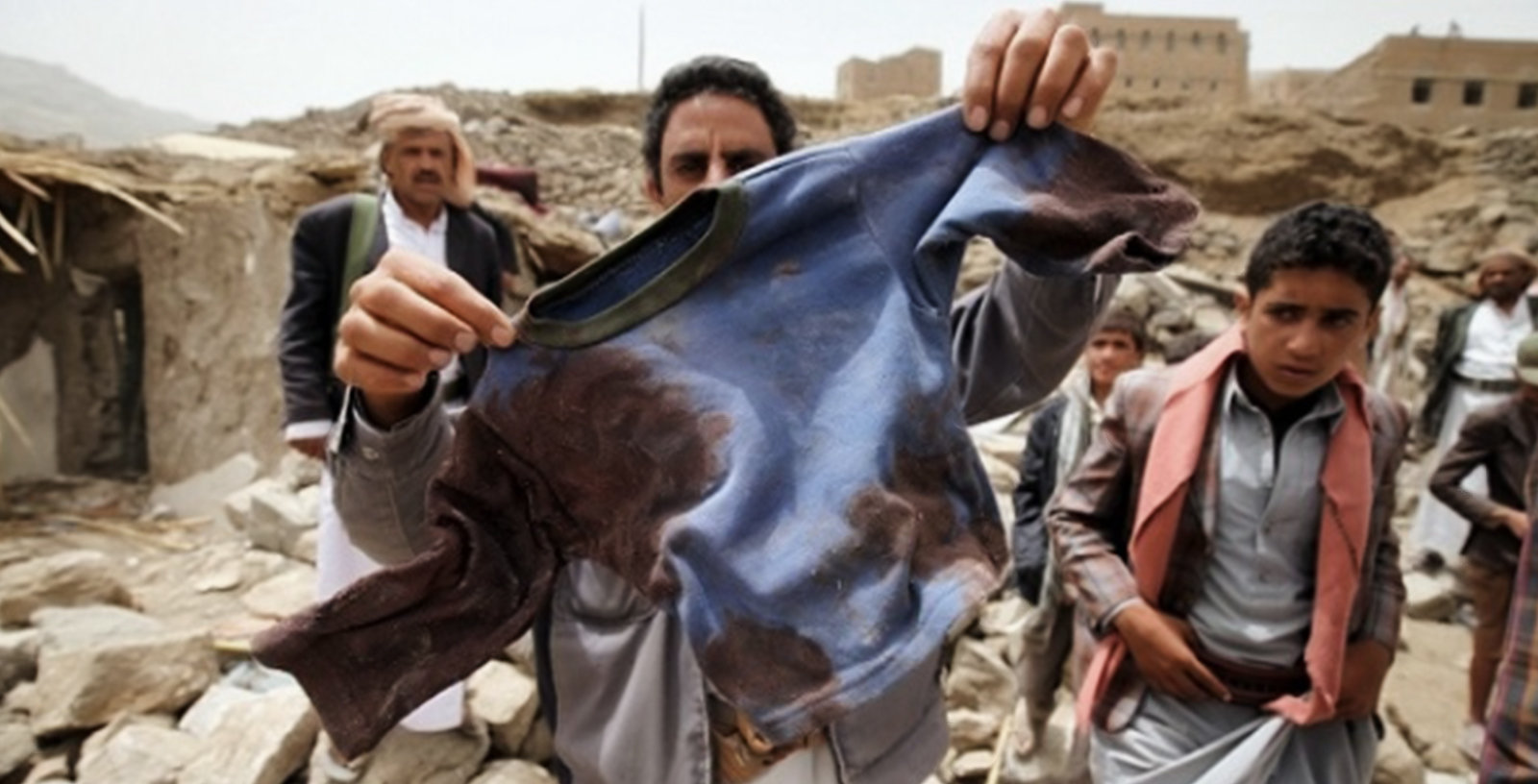 dead Yemen child shirt