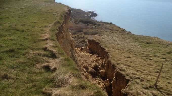 Dorset Jurassic Coast crack 