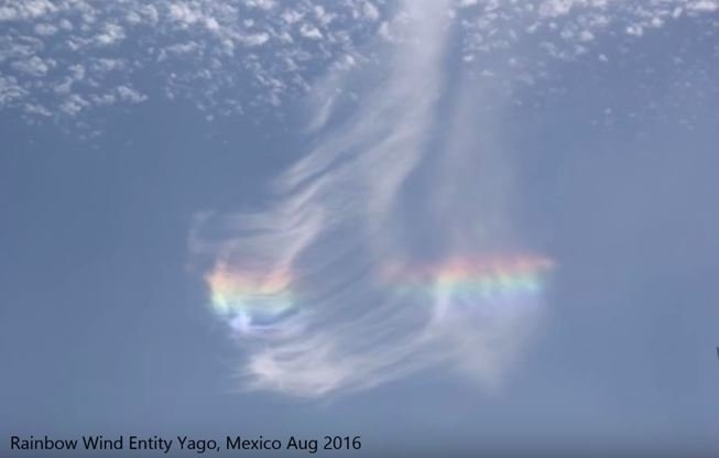 Mexico rainbow cloud