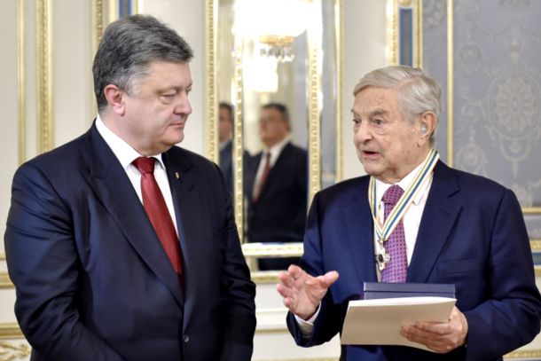 Poroshenko and Soros