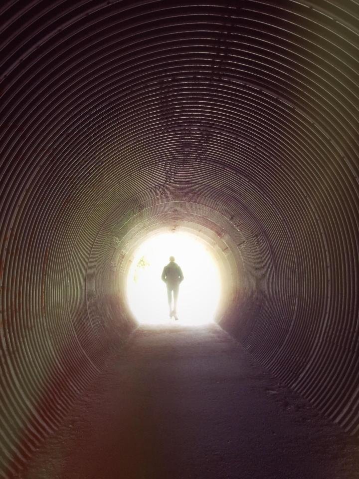 Tunnel of light after death