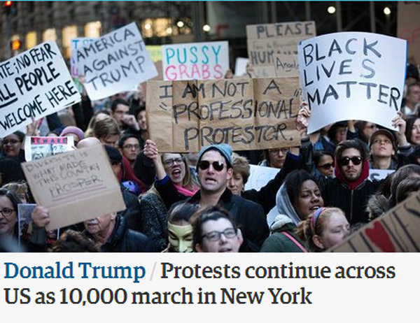 Trump-protests