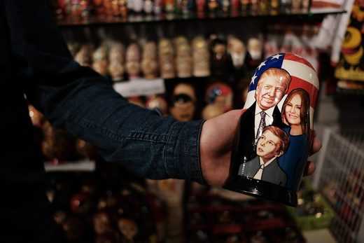 Moscow Trump nesting doll