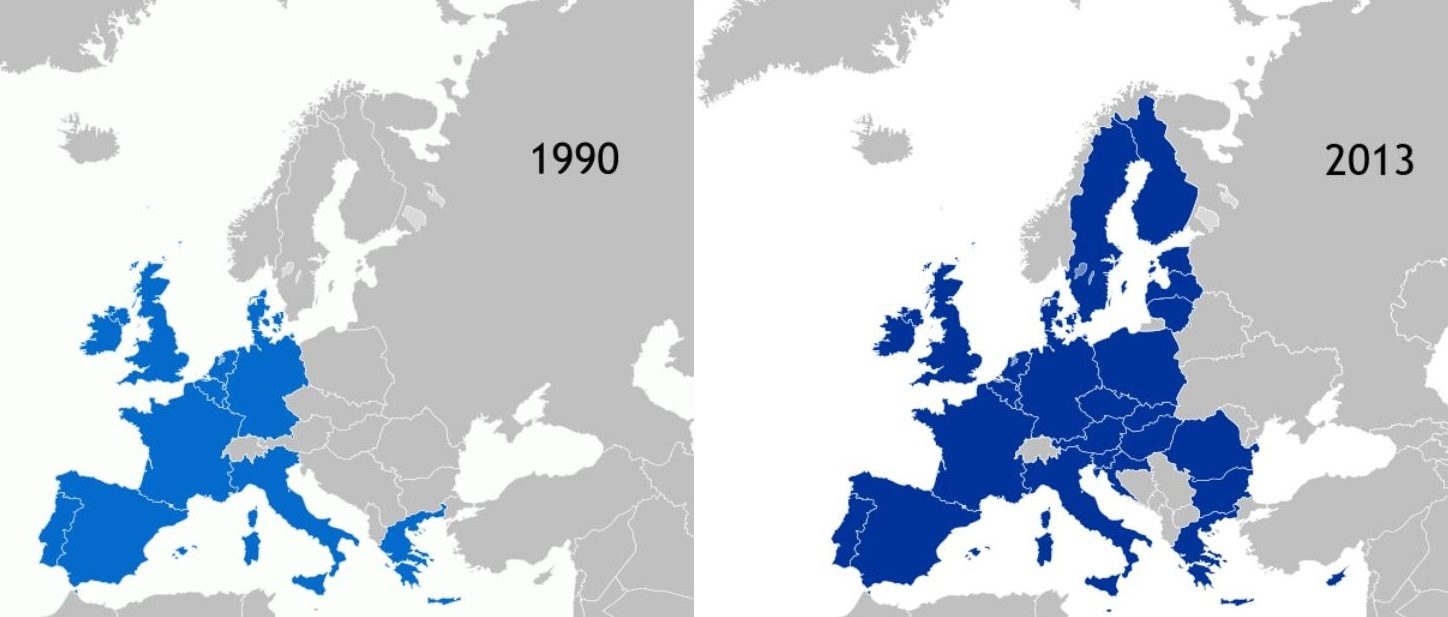 EU expansion map