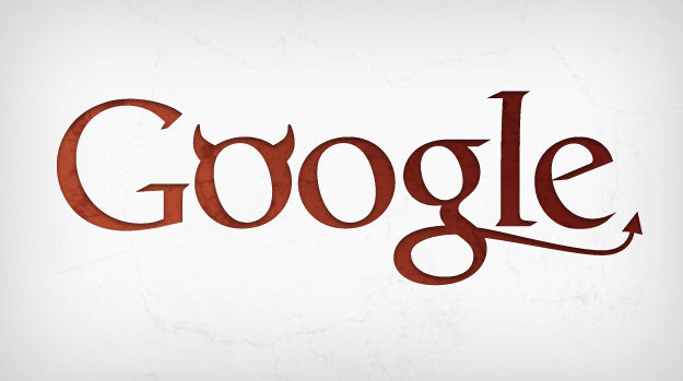 Evil google logo