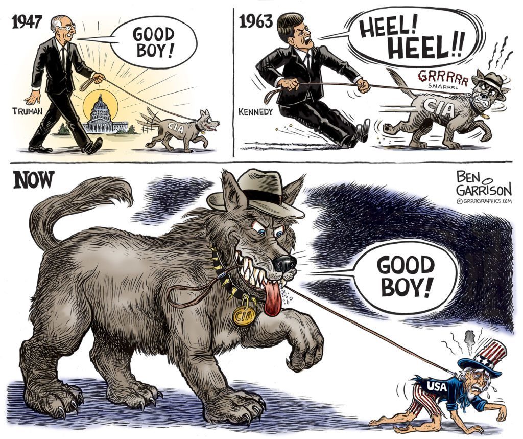 CIA dog cartoon