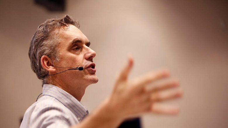 Jordan Peterson during a lecture at the University of Toronto.