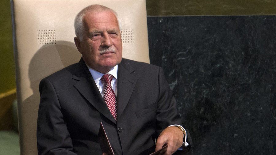 Former Czech President Vaclav Klaus