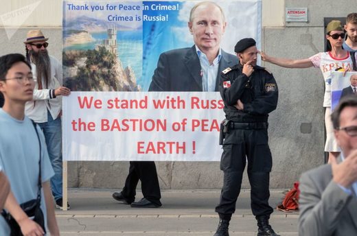 putin poster austria