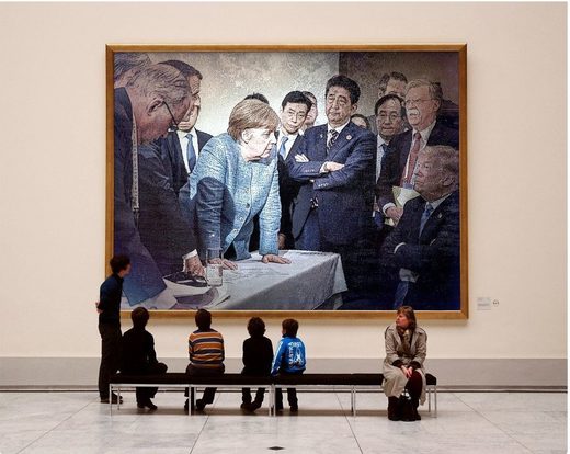 Trump Merkel G7