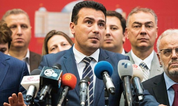Macedonian Prime Minister Zoran Zaev North Macedonia name change