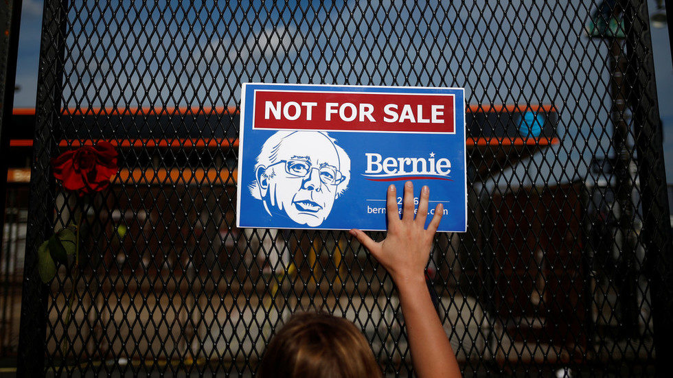 sanders campaign sign