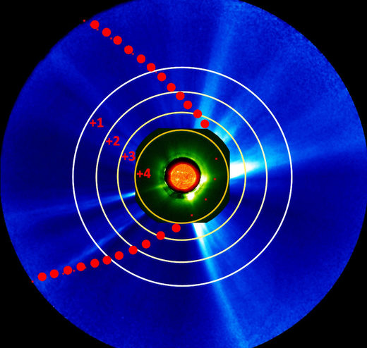 Solar electric field and cometary orbit