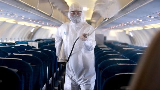 airplane disinfectant covid-19