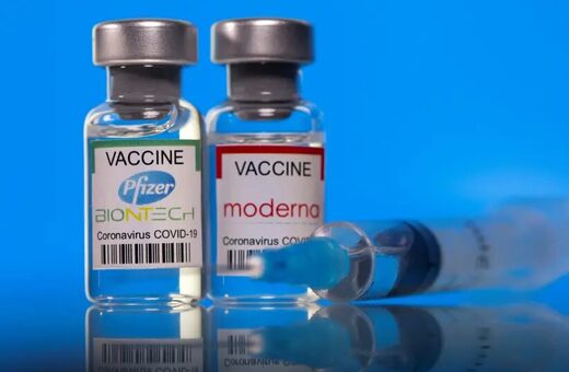 Klik for at forstørre pfizer moderna vaccine vials