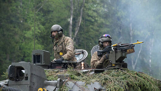 NATO troops exercise Estonia Russia