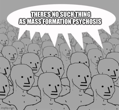 mass formation psychosis meme