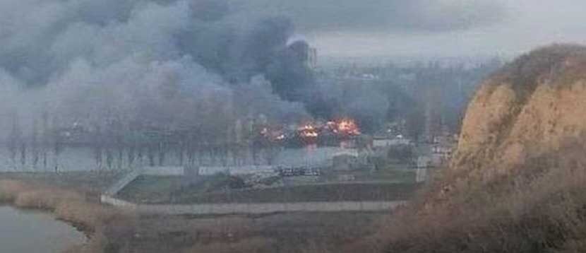 Ochakov and Berdyansk bases destroyed