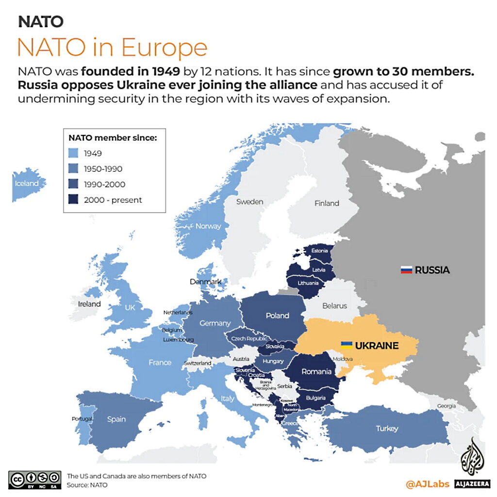 nato expansion europe map