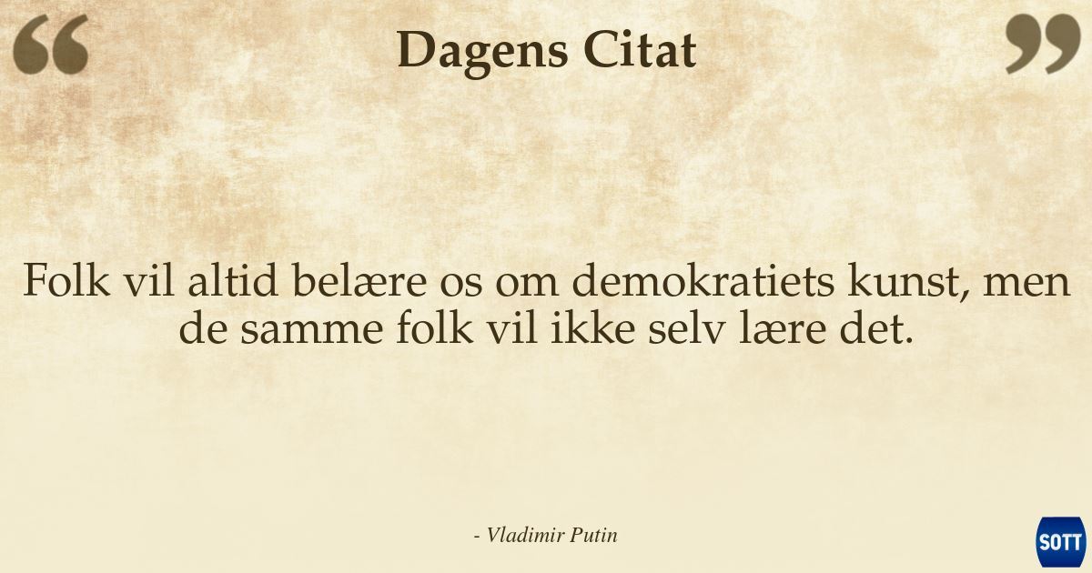 Dagens Citat — Sott.net